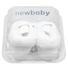 NEW BABY Kojenecké zimní semiškové capáčky ke křtu 0-3 m kluk - 0-3 m