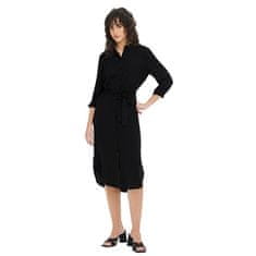 Jacqueline de Yong Dámské šaty JDYRACHEL Regular Fit 15267419 Black (Velikost L)