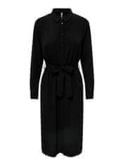 Jacqueline de Yong Dámské šaty JDYRACHEL Regular Fit 15267419 Black (Velikost L)