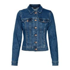 Vero Moda Dámská džínová bunda VMLUNA 10279492 Medium Blue Denim (Velikost L)