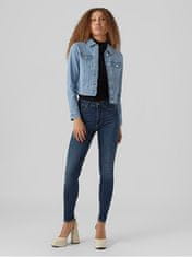 Vero Moda Dámská džínová bunda VMLUNA 10279492 Light Blue Denim (Velikost S)