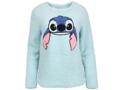 sarcia.eu Stitch Disney Dámské modré pyžamo sherpa s dlouhým rukávem XL