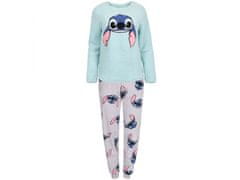 sarcia.eu Stitch Disney Dámské modré pyžamo sherpa s dlouhým rukávem XL