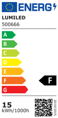 LUMILED LED žárovka 12V G53 AR111 15W = 100W 1521lm 3000K Teplá bílá 38°