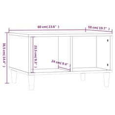 Vidaxl Konferenční stolek černý 60x50x36,5 cm kompozitní dřevo