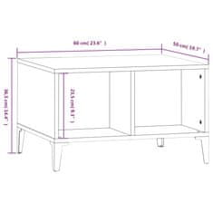 Vidaxl Konferenční stolek dub sonoma 60x50x36,5 cm kompozitní dřevo