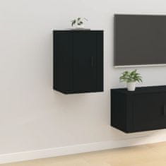 Vidaxl Nástěnné TV skříňky 2 ks černé 40 x 34,5 x 60 cm