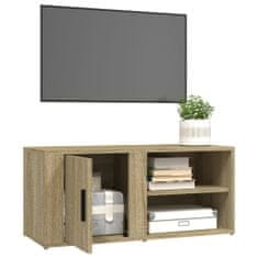 Vidaxl TV skříňka dub sonoma 80 x 31,5 x 36 cm kompozitní dřevo