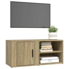 Vidaxl TV skříňka dub sonoma 80 x 31,5 x 36 cm kompozitní dřevo