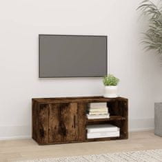 Vidaxl TV skříňka kouřový dub 80 x 31,5 x 36 cm kompozitní dřevo