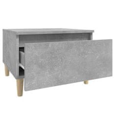 Greatstore Odkládací stolky 2 ks betonově šedé 50x46x35cm kompozitní dřevo