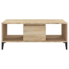 Greatstore Konferenční stolek dub sonoma 90x50x36,5 cm kompozitní dřevo