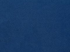 Beliani Potah na dvoumístnou pohovku tmavě modrý sametový BERNES