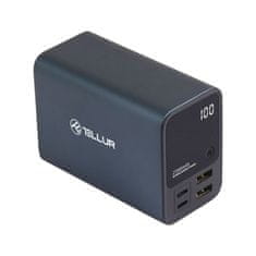 Tellur PD903 Ultra Pro 27000mAh Powerbank 222.5W, 2xQC3.0 22.5W + 2xPD100W, LCD display, modrá