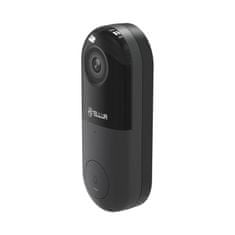 Tellur Video DoorBell WiFi, 1080P, PIR, Wired, Black