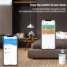 WiFi Smart sada pro IR dálkové ovládání, snímač teploty a vlhkosti, USB-C, černá