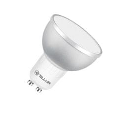 Tellur WiFi Smart LED RGB žárovka GU10, 5 W, čirá, teplá bílá