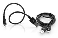 Verbatim Micro USB kabel 100cm + 30cm, SYNC + CHARGE černý