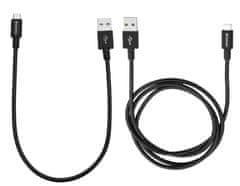 Verbatim Micro USB kabel 100cm + 30cm, SYNC + CHARGE černý