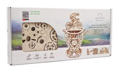 InnoVibe Ugears 3D dřevěné mechanické puzzle Samohybný cyklista