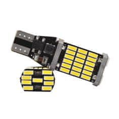 Rabel LED autožárovka W16W 45 led 4014 CANBUS T15 bílá