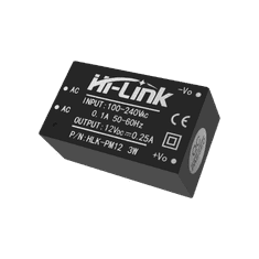 Hi-Link Napájecí zdroj 240V / 12V 250mA HLK-PM12 verze pro tisk