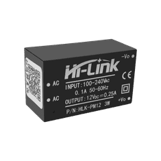 Hi-Link Napájecí zdroj 240V / 12V 250mA HLK-PM12 verze pro tisk