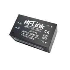 Hi-Link Napájecí zdroj 240V / 5V 1000mA HLK-5M05 verze pro tisk