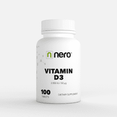 Nerodrinks Vitamín D3 2000 IU, 50μg 100 tablet / na 7 měsíců