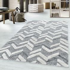 Ayyildiz Kusový koberec Pisa 4705 Grey 200x290
