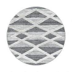 Ayyildiz AKCE: 80x80 (průměr) kruh cm Kusový koberec Pisa 4709 Grey kruh 80x80 (průměr) kruh