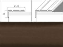 Effector Přechodové lišty A31 - SAMOLEPÍCÍ šířka 2,5 x výška 1 x délka 90 cm - bronzová