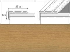 Effector Přechodové lišty A31 - SAMOLEPÍCÍ šířka 2,5 x výška 1 x délka 90 cm - buk jasný