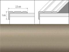 Effector Přechodové lišty A31 - SAMOLEPÍCÍ šířka 2,5 x výška 1 x délka 90 cm - šampaň