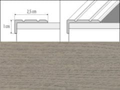 Effector Přechodové lišty A31 - SAMOLEPÍCÍ šířka 2,5 x výška 1 x délka 90 cm - dub tabacco