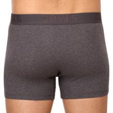 Levis 3PACK pánské boxerky šedé (905045001 007) - velikost M