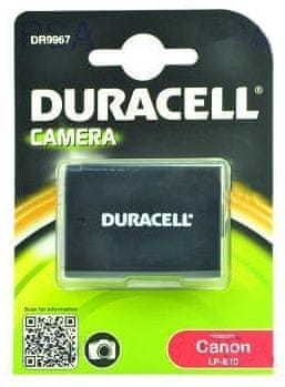 Duracell Baterie - DR9967 pro Canon LP-E10, černá/bílá, 1020 mAh, 7.4 V