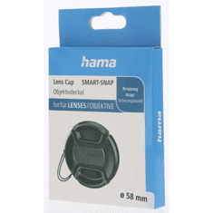 Hama krytka objektivu Smart-Snap, 58 mm