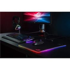 ASUS Podložka pod myš ROG Balteus Qi bezdrátové nabíjení, AURA sync, 37 x 32 cm