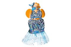 karneval - mořská panna, šaty s čelenkou