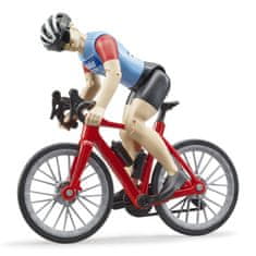 Widmann Bruder Silniční kolo s figurkou cyklisty