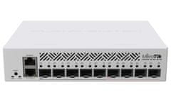 Mikrotik Cloud Router Switch CRS310-1G-5S-4S+IN, 800MHz CPU, 256MB RAM, 5xSFP, 4xSFP+, 1x LAN Gbit, LCD, vč. L5 licence