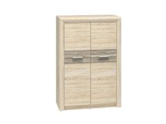 ML meble CASTEL 05 sonoma light/MDF sonoma truflový - komoda