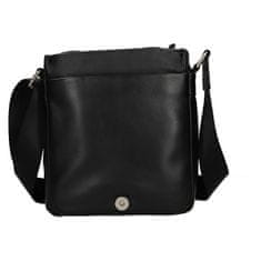 Lagen Pánská kožená crossbody taška 15016 - Blk