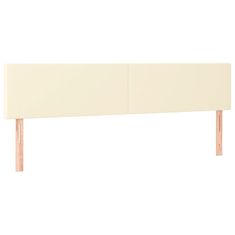 Greatstore Box spring postel s matrací krémová 180x200 cm umělá kůže