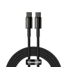 shumee USB-C - USB-C rychlonabíjecí kabel 100W 2m - celý černý