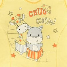 NEW BABY New Baby chug baby onesies žlutá 86 (12-18m)