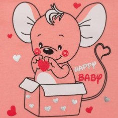 NEW BABY New Baby Mouse Body s dlouhým rukávem 80 (9-12m)