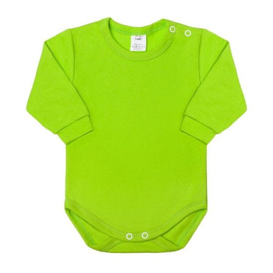 NEW BABY New Baby Dětské body s dlouhým rukávem Light Green 62 (3-6m)