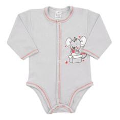 NEW BABY New Baby Mouse Infant full body grey 62 (3-6m)